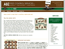Tablet Screenshot of abzpest.com
